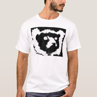 Camiseta Lemur de Ruffed simples
