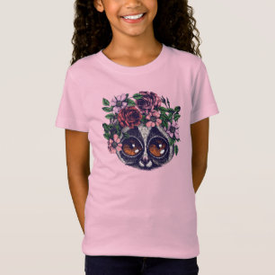 Camiseta Lemur floral doce