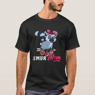 Camiseta Lemur Mãe Feliz Dia de as mães Correspondendo Orgu
