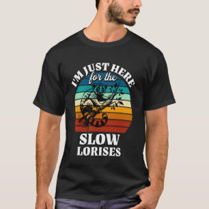 Camiseta Lêmure-de-cauda-comprida Estou Aqui Somente Pelo L