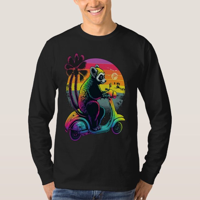 Camiseta Lêmure em scooter (Frente)