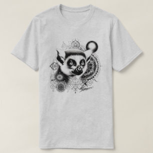 Camiseta Lêmure Geometria Sagrada Fica Encharcado