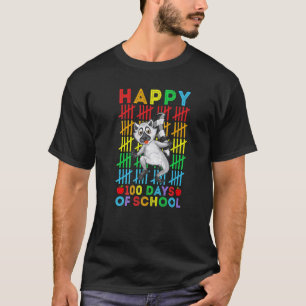 Camiseta Lêmure Professor Aluno Feliz 100 Dias de Escola