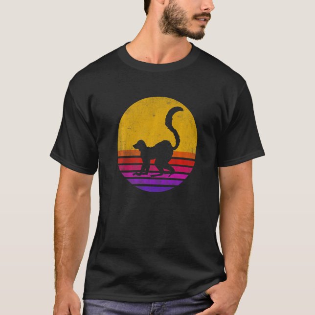 Camiseta Lêmure Retro Vintage Lêmure  Legal Lêmure (Frente)