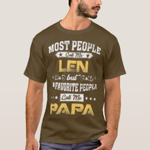 Camiseta LEN Name My Favorite Pessoas Me Chame Papa