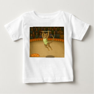Camiseta Lena artista de trapézio leopardo
