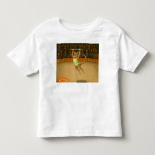 Camiseta Lena artista de trapézio leopardo