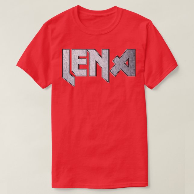 Camiseta Lena de metal pesado (Frente do Design)