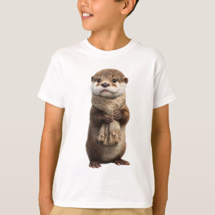 Camiseta Lenço Aconchegante Otter Kids