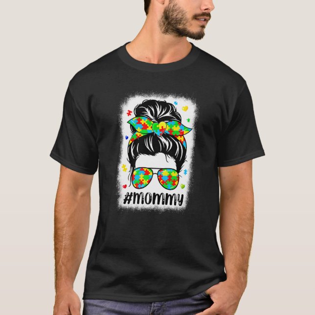 Camiseta Lenço de Cabelo Desgrenhado Mamãe Solidária Mulher (Frente)