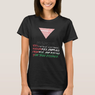Camiseta Lenço Palestino Seta Vermelha, Palestina
