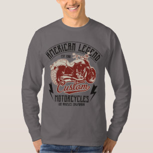 Camiseta Lenda Americana Moto Customizada Los Angeles CA