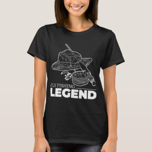 Camiseta Lenda da pesca com mosca para pescadores em tour d