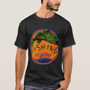 Camiseta Lenda da Pesca de Olho-de-Percas