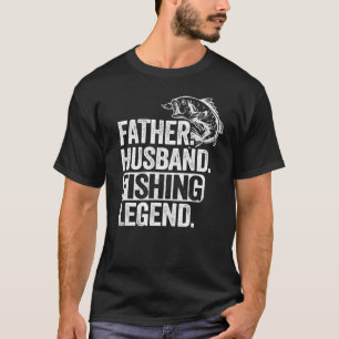 Camiseta Lenda da pesca de robalo do marido do pai dos home