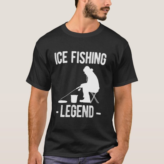 Camiseta Lenda da Pesca no Gelo (Frente)