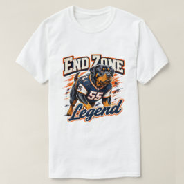Camiseta Lenda da Zona de Fim Rottweiler Futebol