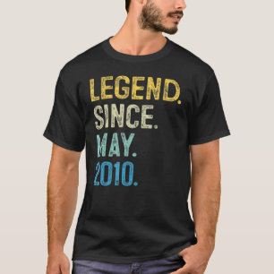 Camiseta Lenda De 12 Anos Desde O Aniversário De 12 De Julh