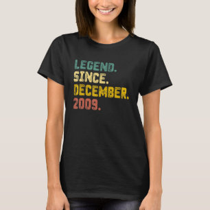 Camiseta Lenda De 13 Anos Desde Dezembro De 2009, 13 Birt