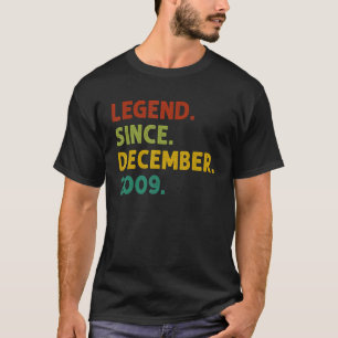 Camiseta Lenda De 13 Anos Desde Dezembro De 2009, 13 Birt