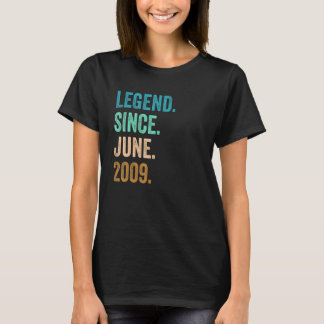Camiseta Lenda De 13 Anos Desde O Aniversário De 13 De Junh