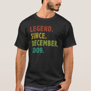 Camiseta Lenda De 13 Anos Desde O Nascimento De 13 De Dezem