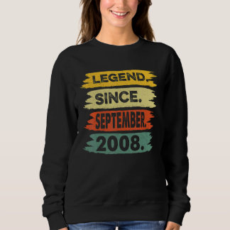 Camiseta Lenda De 14 Anos Desde Setembro De 2008, 14 Birt