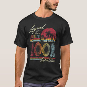 Camiseta Lenda De 20 Anos Desde Julho De 2002 20 Aniversári