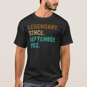 Camiseta Lenda De 30 Anos Desde Setembro De 1992 30 Bir