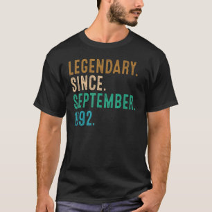 Camiseta Lenda De 30 Anos Desde Setembro De 1992 30 Bir