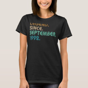Camiseta Lenda De 30 Anos Desde Setembro De 1992 30 Bir