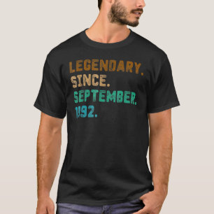 Camiseta Lenda De 30 Anos Desde Setembro De 1992 30 Bir