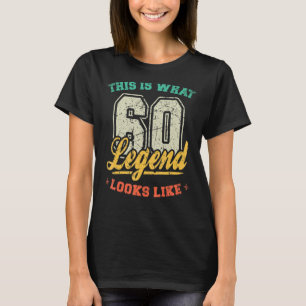 Camiseta Lenda De 60 Anos É Assim Que 60 Se Parece Com Retr