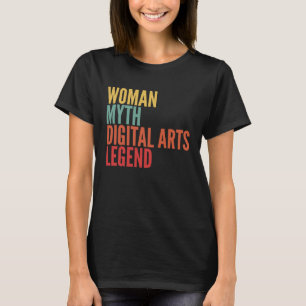 Camiseta Lenda de Artes Digitais Mama de Artes Digitais