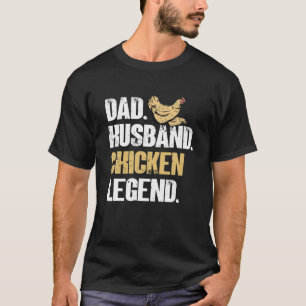 Camiseta Lenda de frango com marido Pai de adolescentes - G