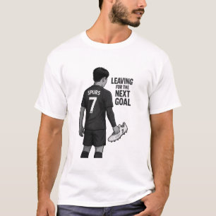 Camiseta Lenda de futebol de despedida   Número 7 Arte de H