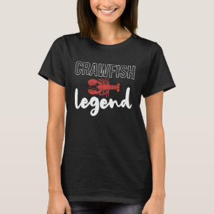 Camiseta Lenda de lagosta Crustáceos Crayfish