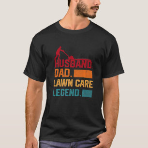 Camiseta Lenda de Pai do marido, lenda de cuidado com o mar