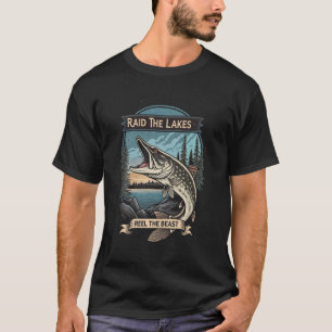 Camiseta Lenda de Pesca Nórdica u2013 Anzol Viking Pike