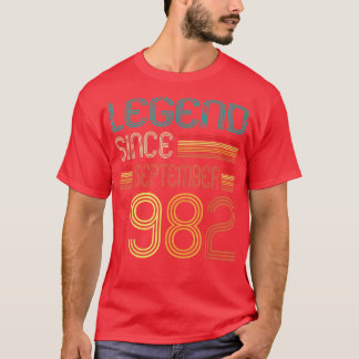 Camiseta Lenda de presente de aniversário de 40 anos desde 