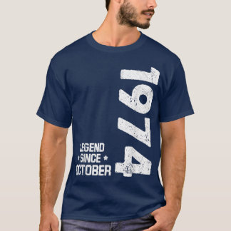 Camiseta Lenda de presentes desde outubro de 1974 48º