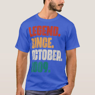 Camiseta Lenda de presentes desde outubro de 2009, 13