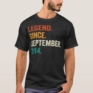 Camiseta Lenda de presentes desde setembro de 2014 8º
