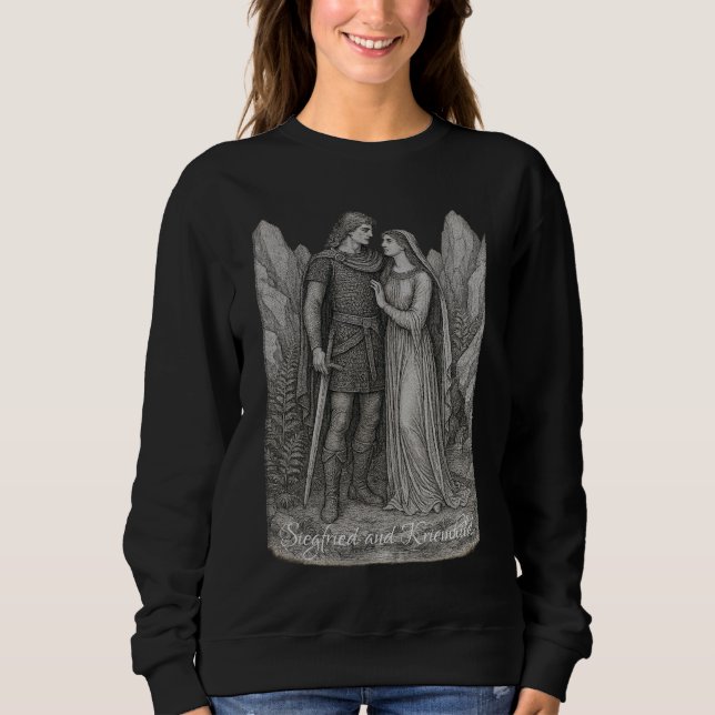 Camiseta Lenda de Siegfried e Kriemhild (Frente)