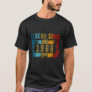 Camiseta Lenda desde 1966 Design de aniversário