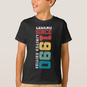 Camiseta Lenda Desde 1990 Edição Limitada 35 Anos 35º