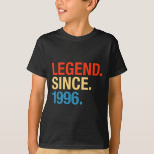 Camiseta Lenda desde 1996 Com Presentes 26 Anos