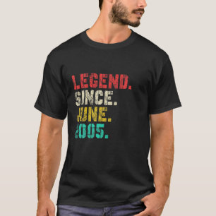 Camiseta Lenda Desde Junho De 2005, Em 16 De Aniversário, 