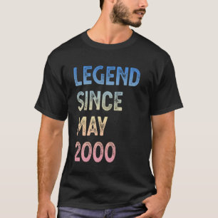 Camiseta Lenda Desde Maio De 2000 Aniversário De 25 Anos Ho
