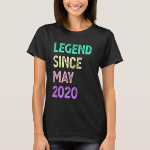 Camiseta Lenda Desde Maio De 2020, Meninas de Aniversário 5